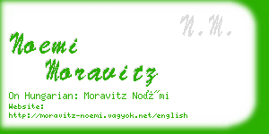 noemi moravitz business card